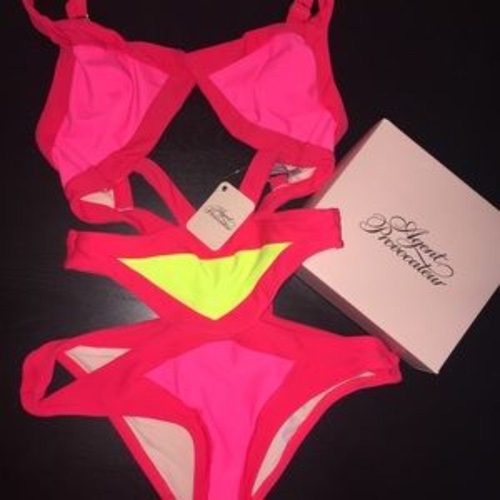 NWT AGENT PROVOCATEUR MAZZY SWIMSUIT AP2 SMALL